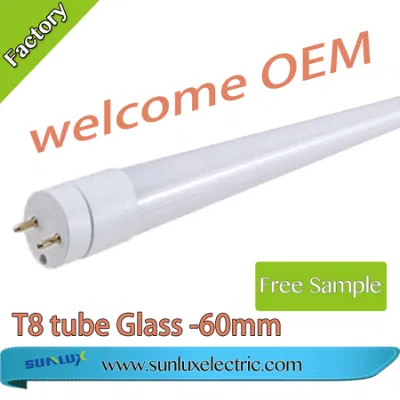 Tube T8 allumant la lampe LED fluorescente 9W 60mm 850lm